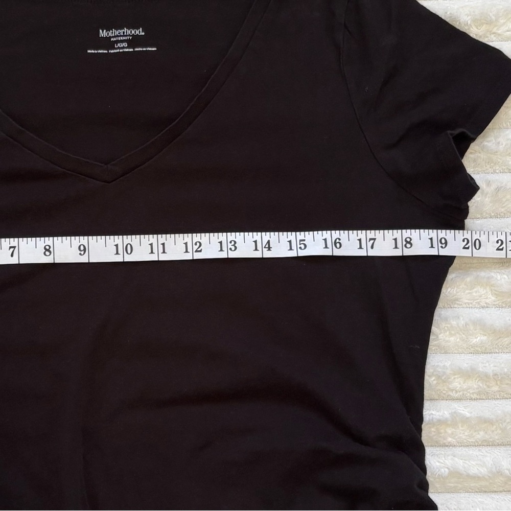 MOTHERHOOD MATERNITY Bundle of 3 Short Sleeve Tops Stretch Sides Size Large - Picture 8 of 10